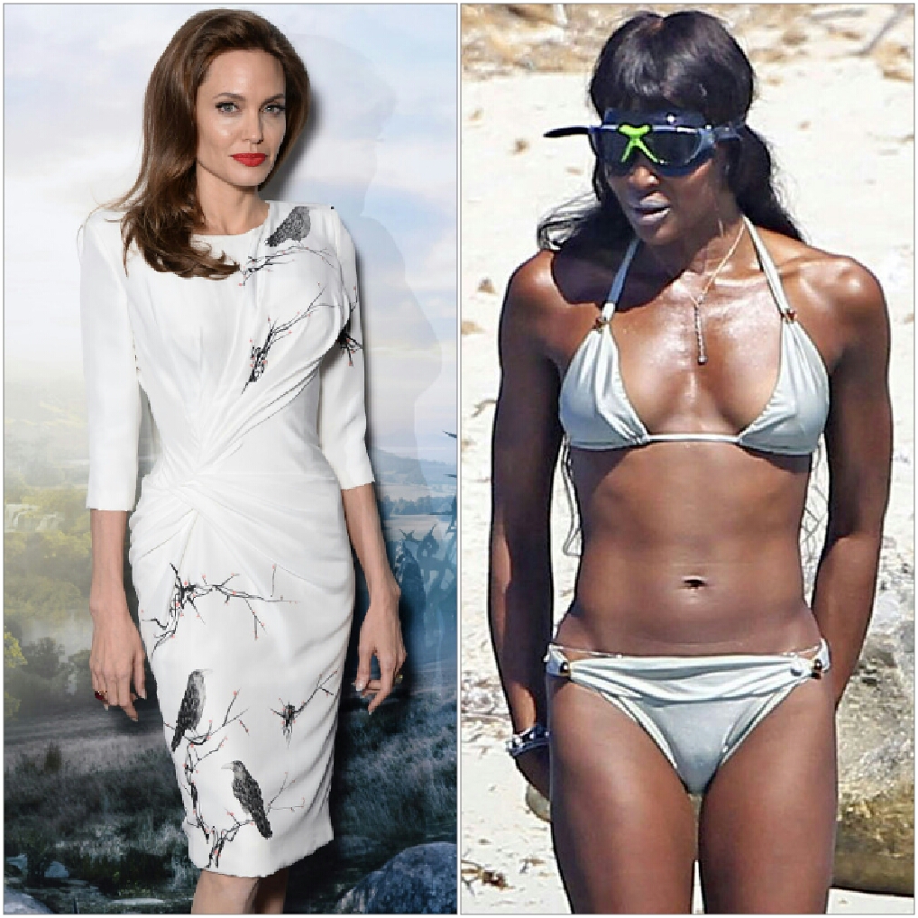 Naomi campbell body shape 
