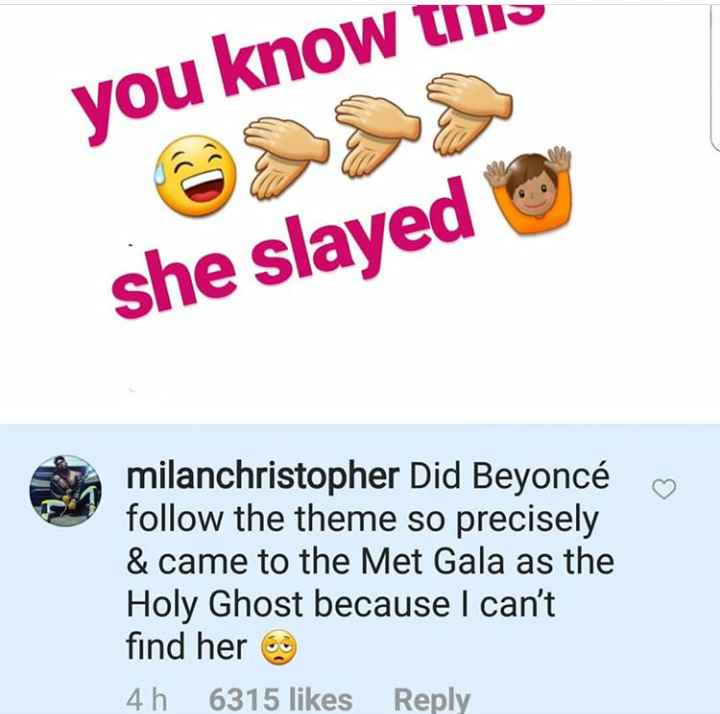Funniest tweet about Beyonce’s absence at the Met Gala 2018 event