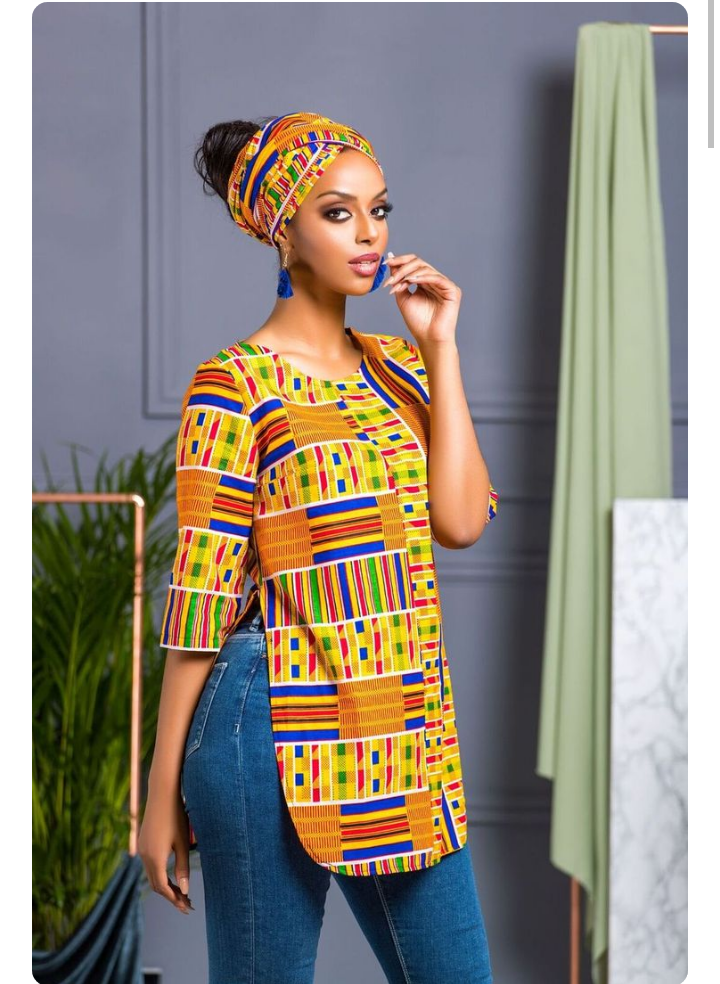 Ankara top design Latest ankara top design