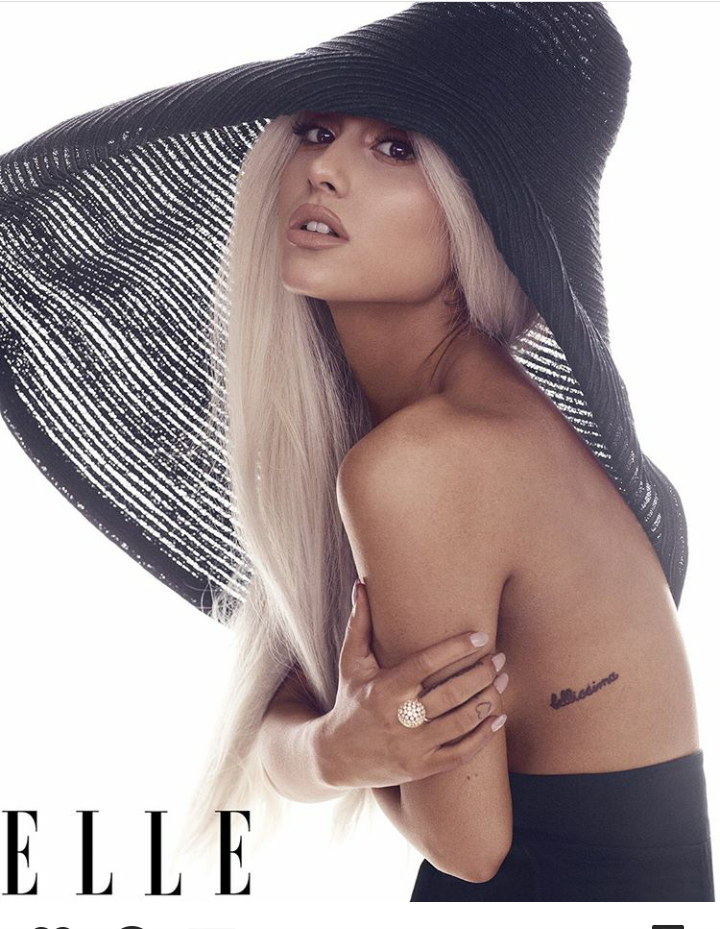 Ariana Grande covers August issue of Elle magazine USA
