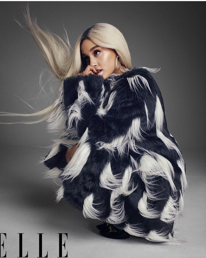 Ariana Grande covers August issue of Elle magazine USA