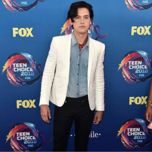 Cole sprouse Fashion moments at Fox Teens Choice Awards 2018 Red carpet