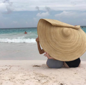 jacquemus giant straw hats