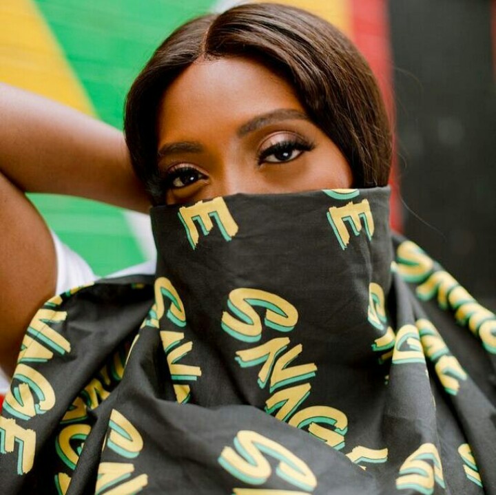 Tiwa savage pop up store scarf Tiwa savage pop up store scarves