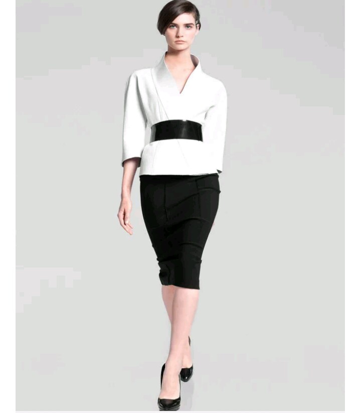 ways to style black pencil skirt for plus size women