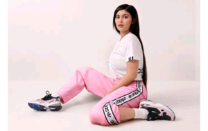 Kylie Jenner is the newest Brand Ambassador for Adidas Falcon Sneakers kylie jenner adidas falcon sneakers