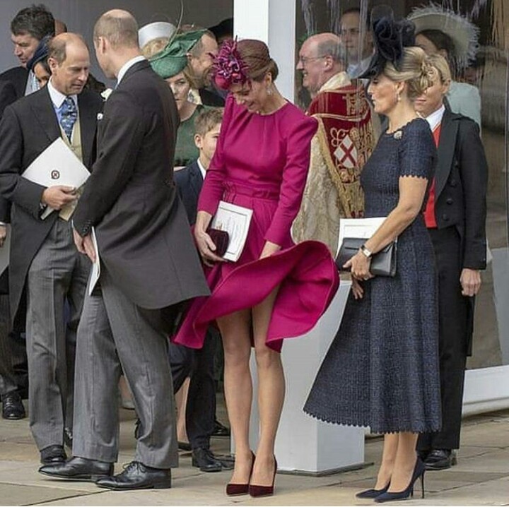 Kate middleton and prince harry at eugenie wedding