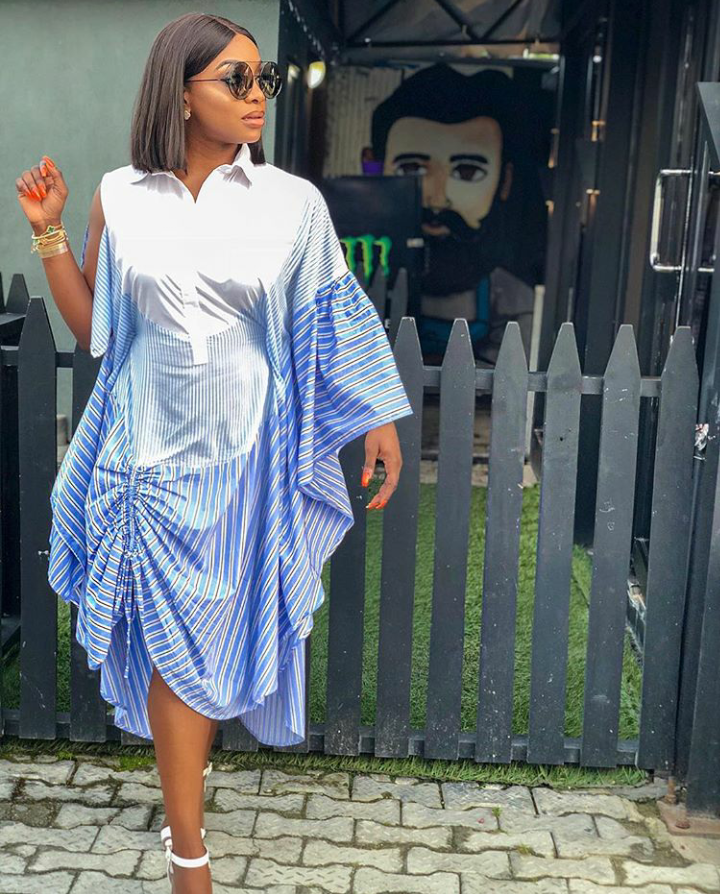 Chioma good hair deconstructed style temple shirt dress Chioma good hair deconstructed style temple shirt dress