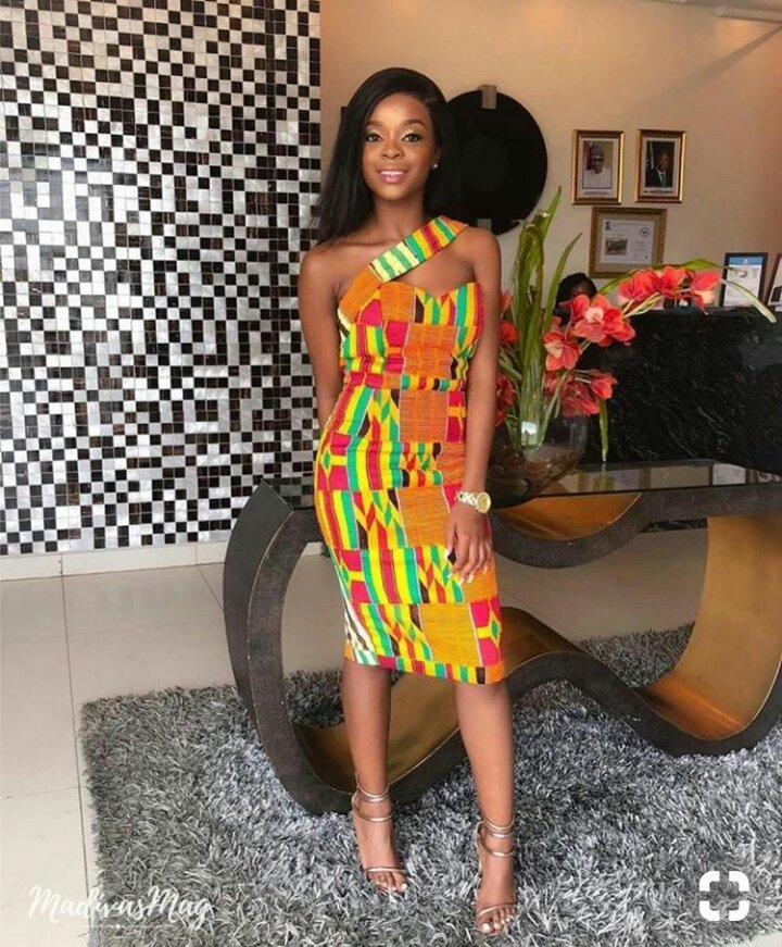 short gown kente styles Short gown kente styles