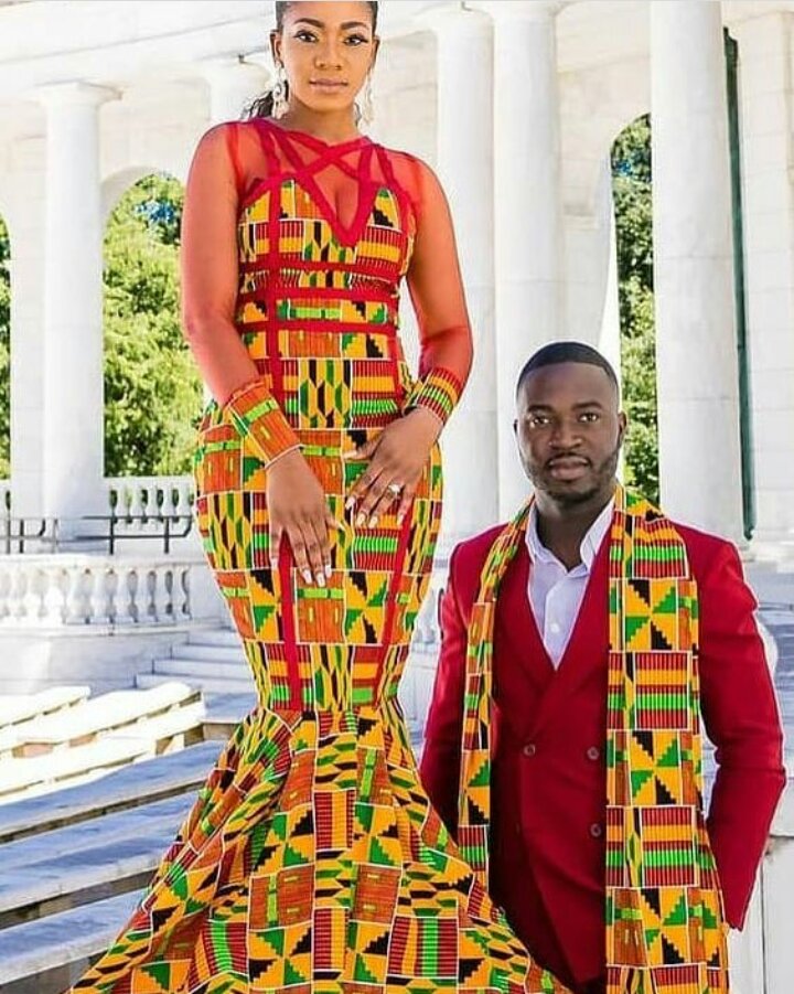 Kente styles for couples latest kente styles for couples 2019