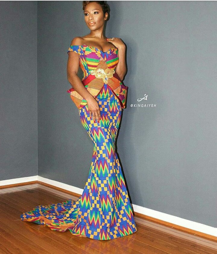 Kente design for ladies 2019 Kente design for ladies 2019