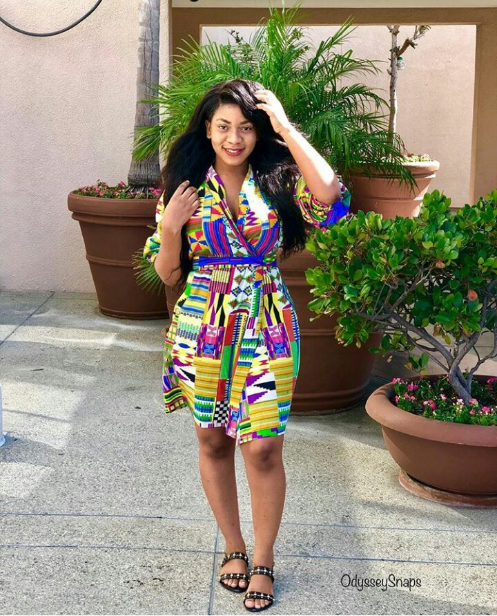 Kente wrap dress Kente wrap dress
