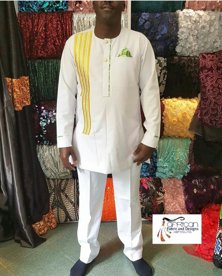 White senate suit design 