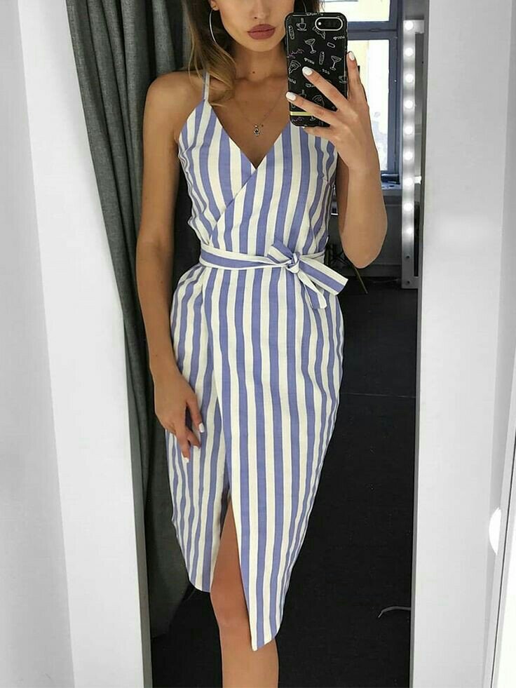 Chalk striped dress Chalk striped dress