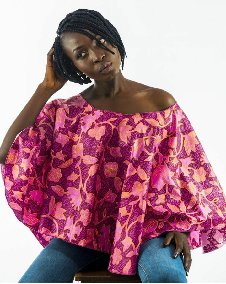 How To Cut and Sew A Simple Cape Top At Home