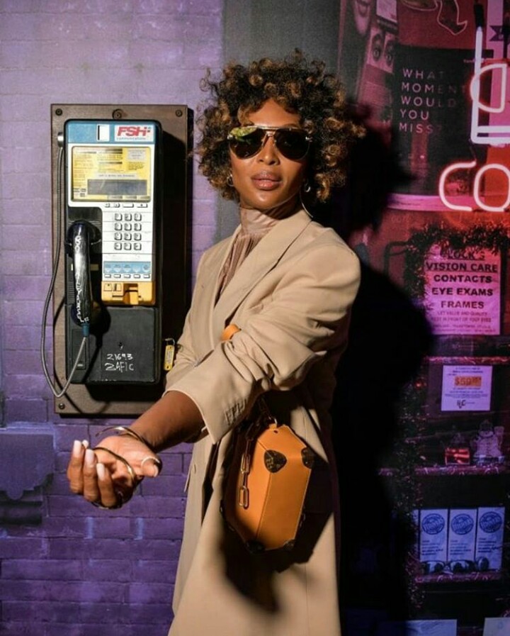 naomi campbell short hair 