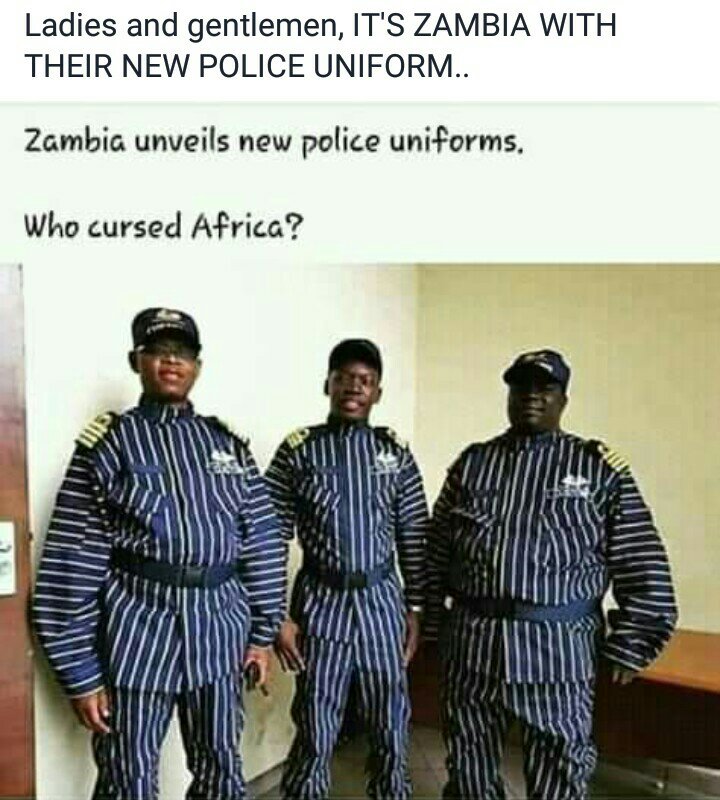 zambian police uniform