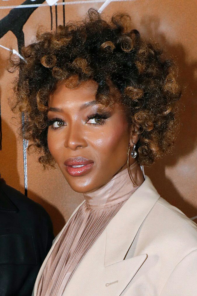 Naomi campbell new short hair