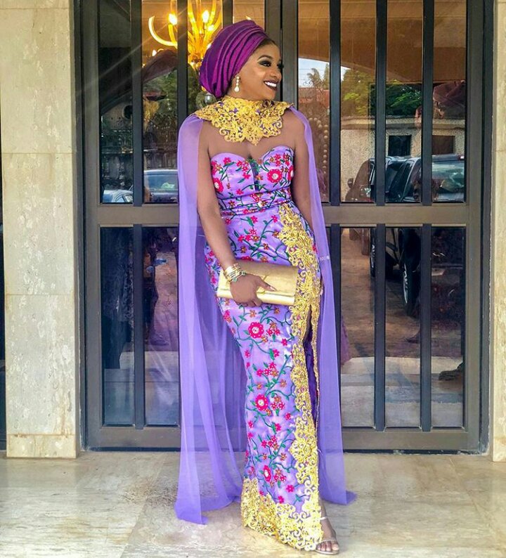 purple lace aso ebi gown purple lace aso ebi gown styles