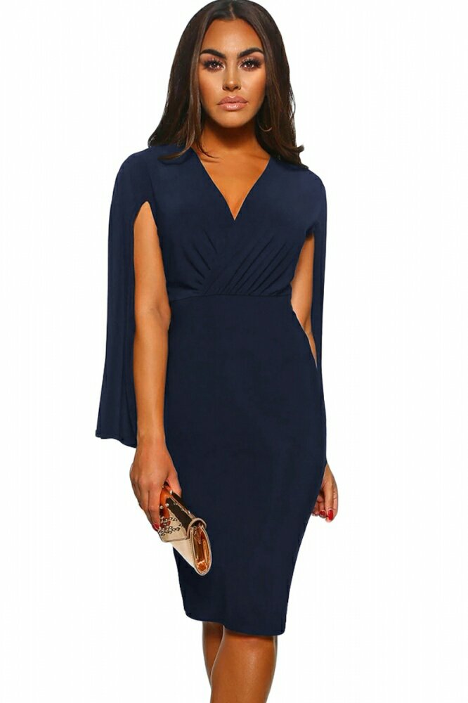 Navy blue dropship midi dress Navy blue dropship midi dress
