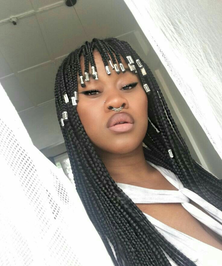 Bangs with braids