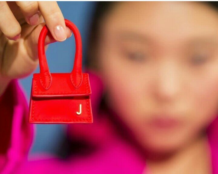 red Jacquemus mini bag 