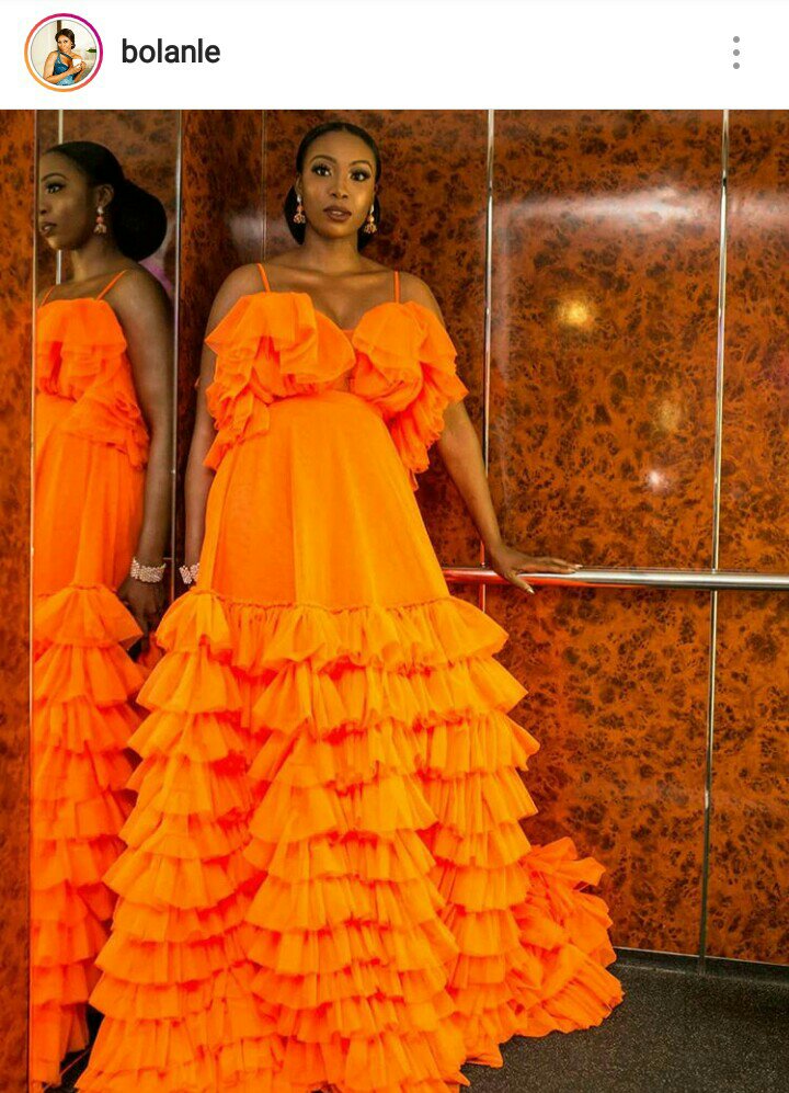 Yellow tulle dress