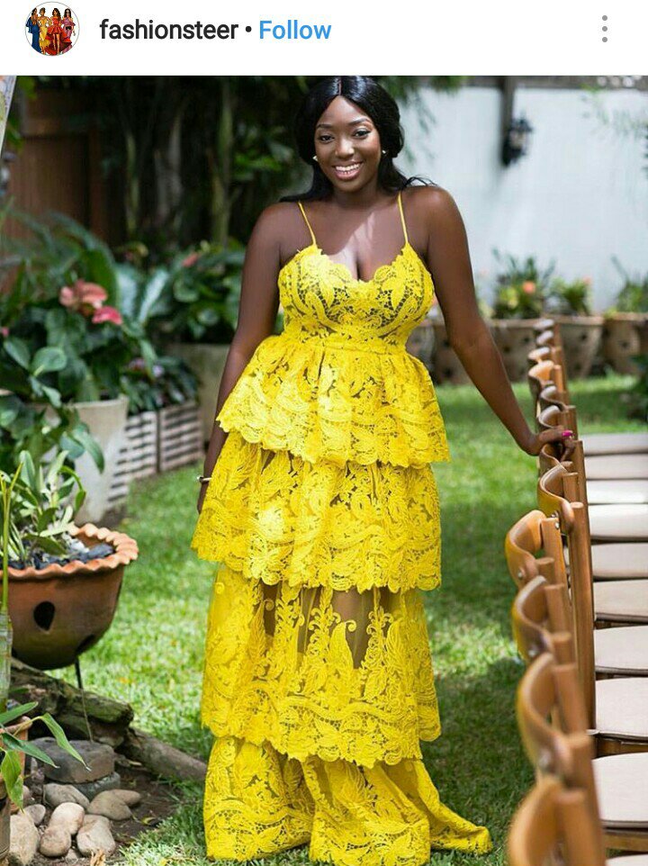 Yellow aso ebi lace styles Yellow aso ebi lace styles