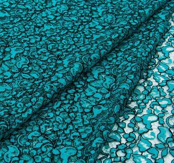 Sea green French lace seagreen French lace