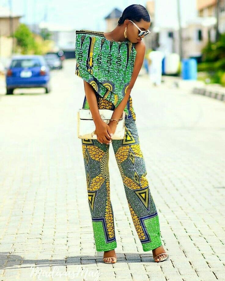 African print jumpsuit designs 