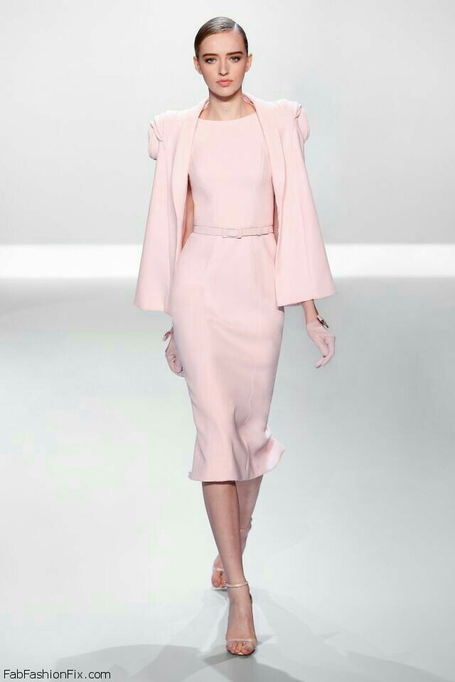Baby pink work wear outfit
