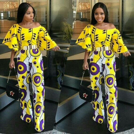 Ankara materials to sew together
