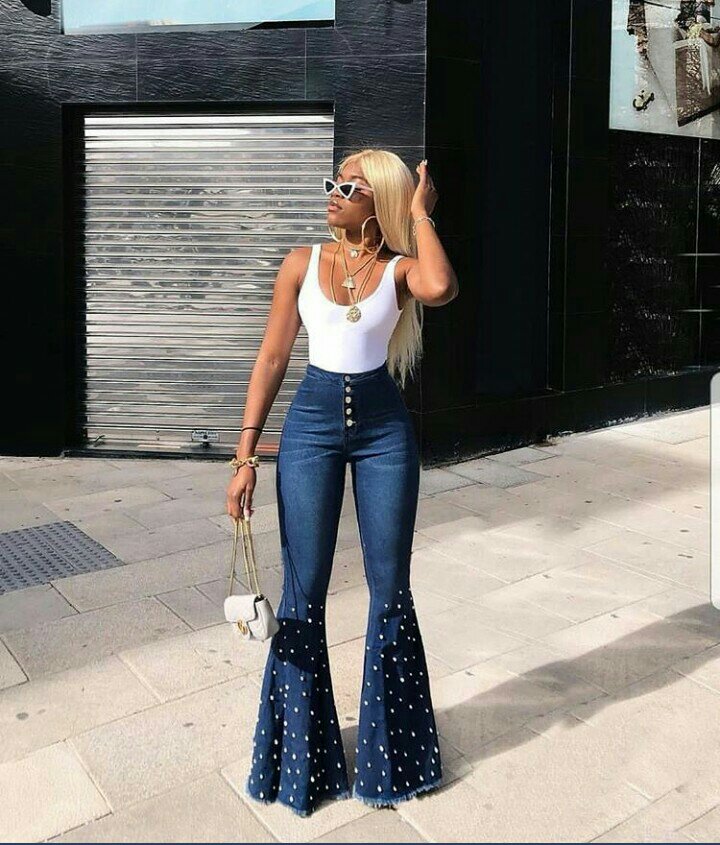 Maripvvz flared jean Maripvvz flared jean