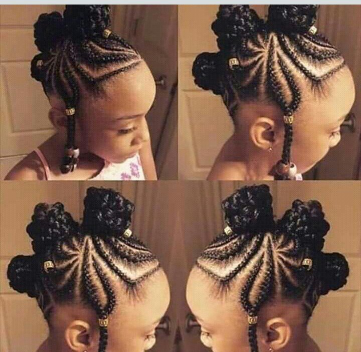 Fulani braids for kids