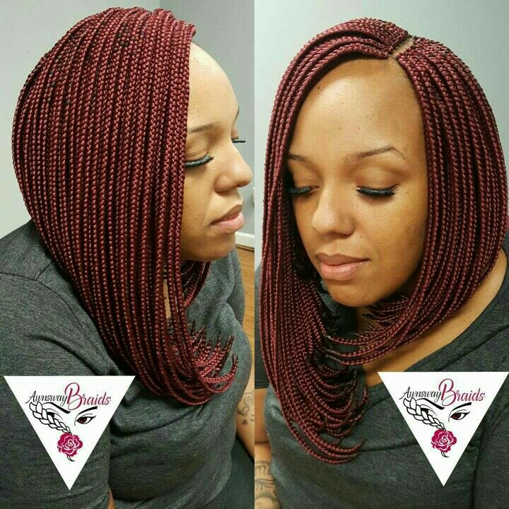 Long and short curved Bob braids Long and short curved Bob braids