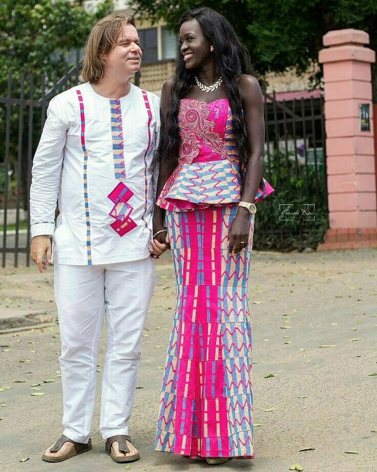 Ghana couples Kente styles Ghana couples Kente styles