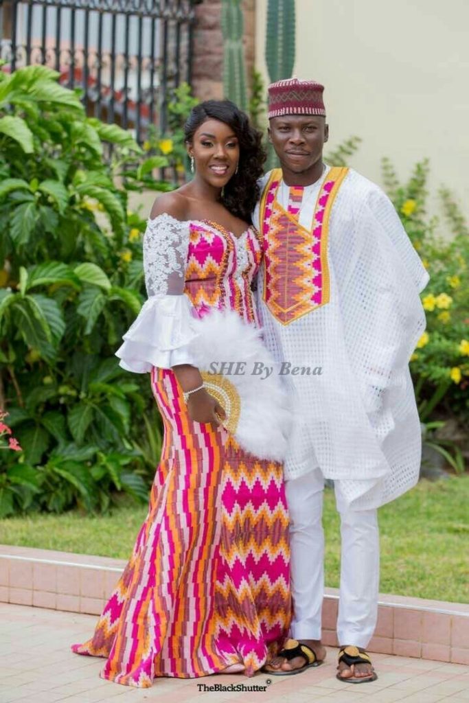 Latest Kente Design For Traditional Weddings In Ghana 2019 (683 x 1024 Pixel)