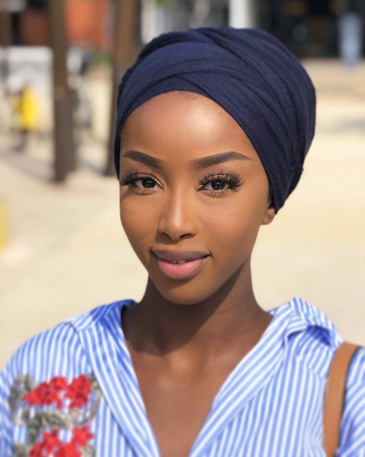 Navy blue head wrap Navy blue head wrap