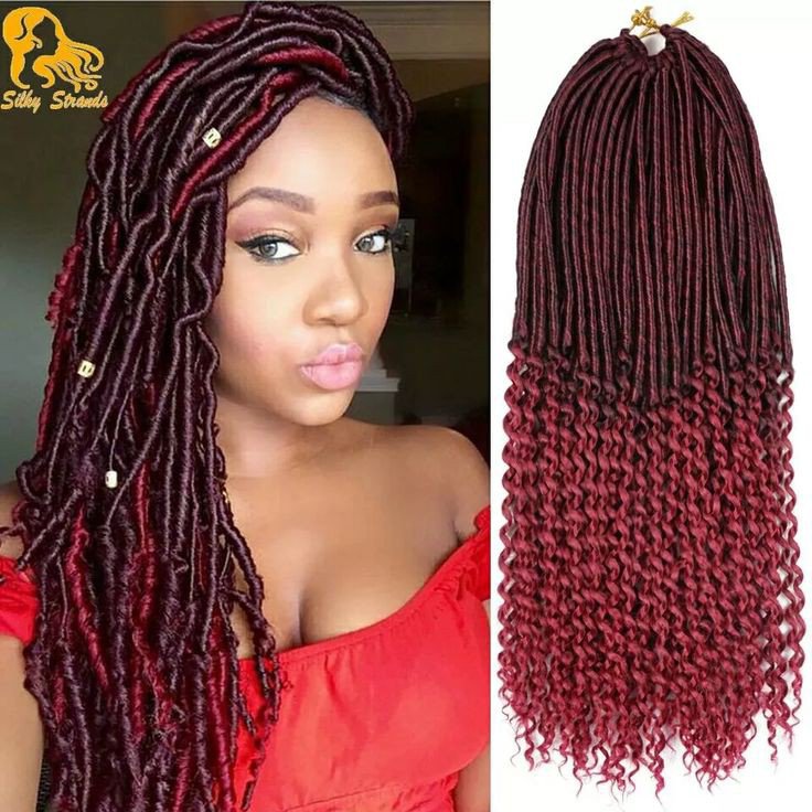 Red dreadlocs crotchet Red dreadlocs crotchet