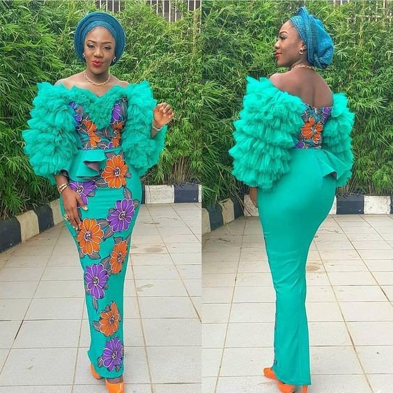 Ankara & Net Combination Designs – 2019 Collection