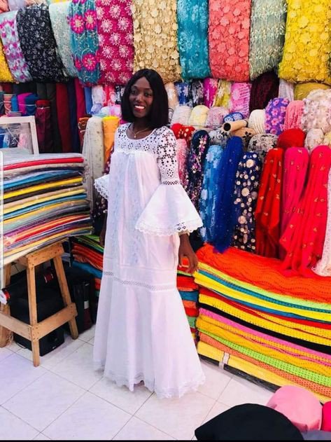 What to sew with white lace