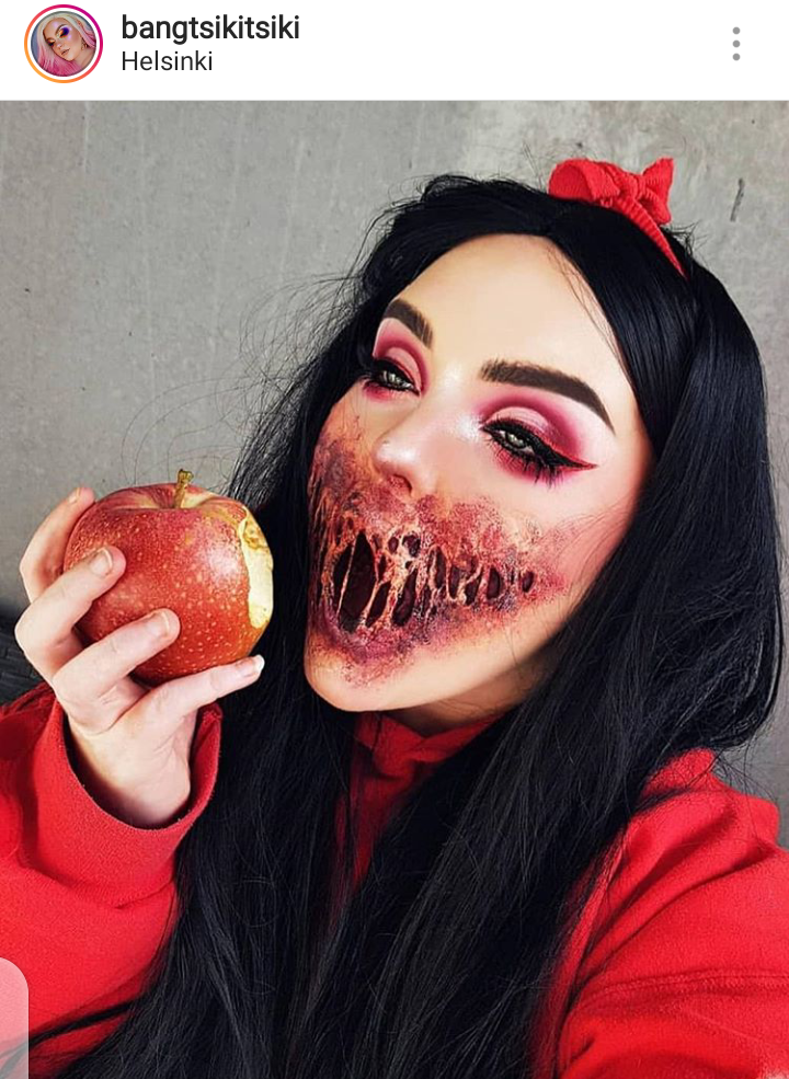 scary halloween makeup Petra miettinen scary halloween makeup