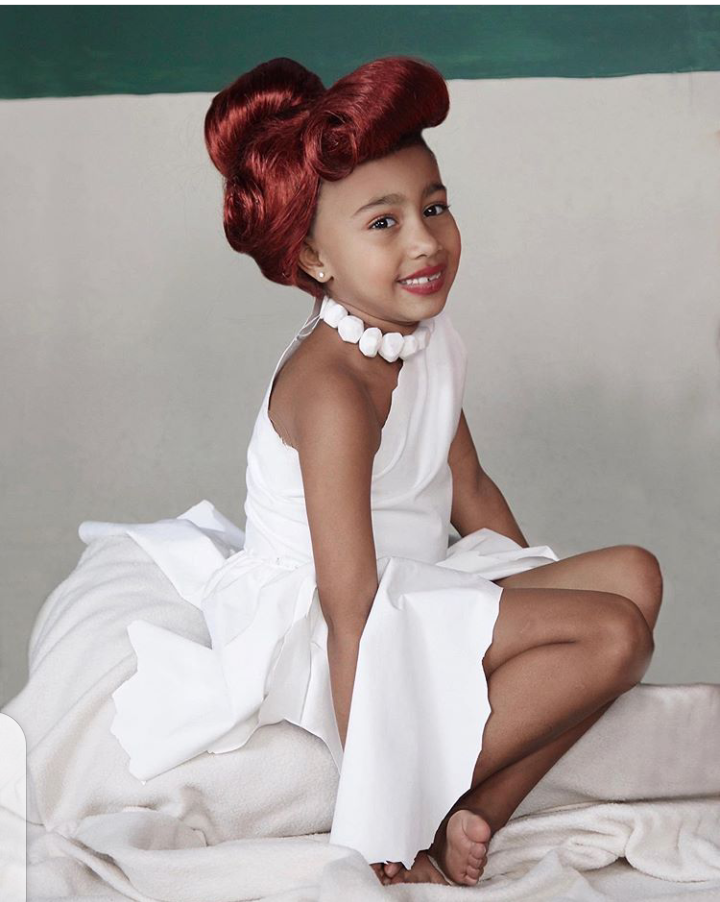 Saint dressed up as wilma