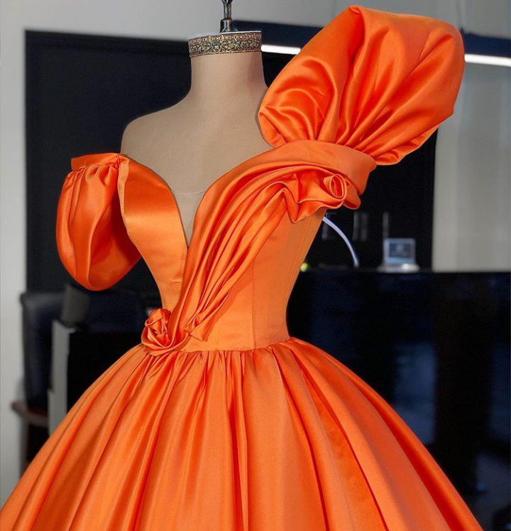 Orange kujta and Meri dress Orange kujta and Meri dress