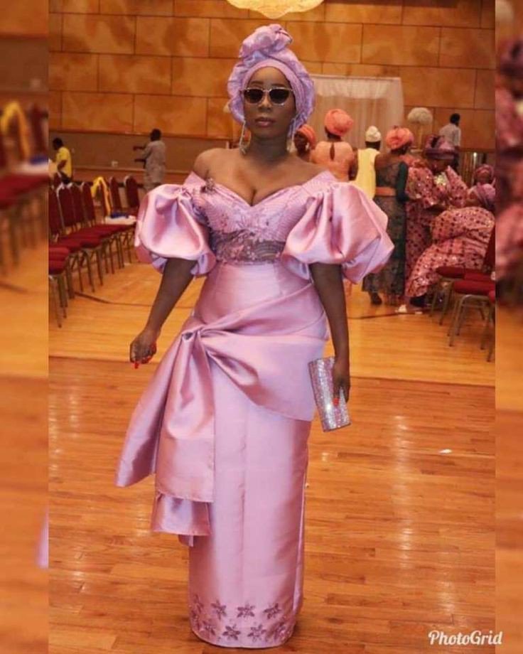 Pink satin skirt and blouse style