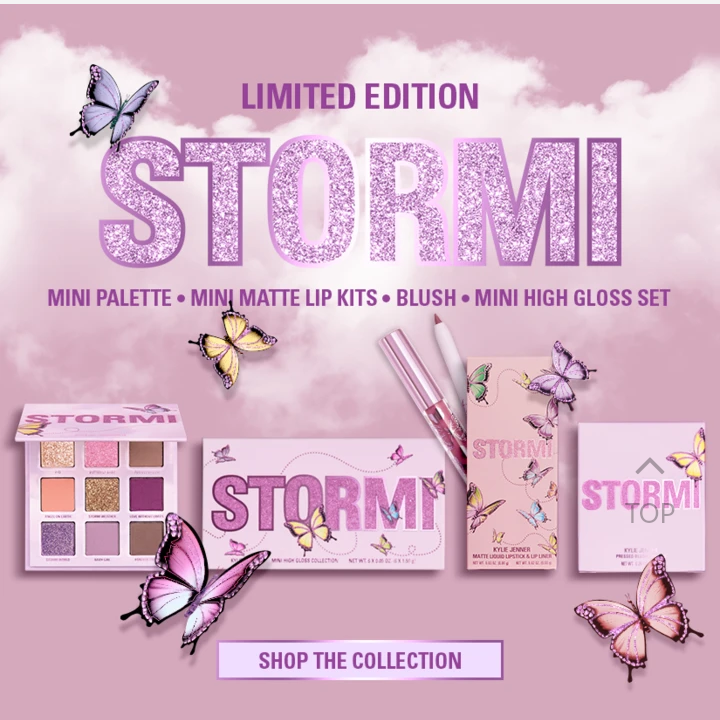 Stormi collection Kylie cosmetics Stormi collection