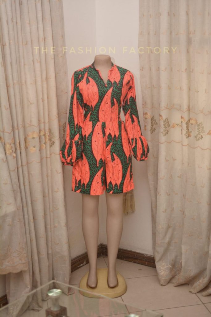 Playsuit with floral design