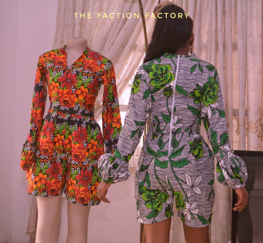 African print rompers for sale
