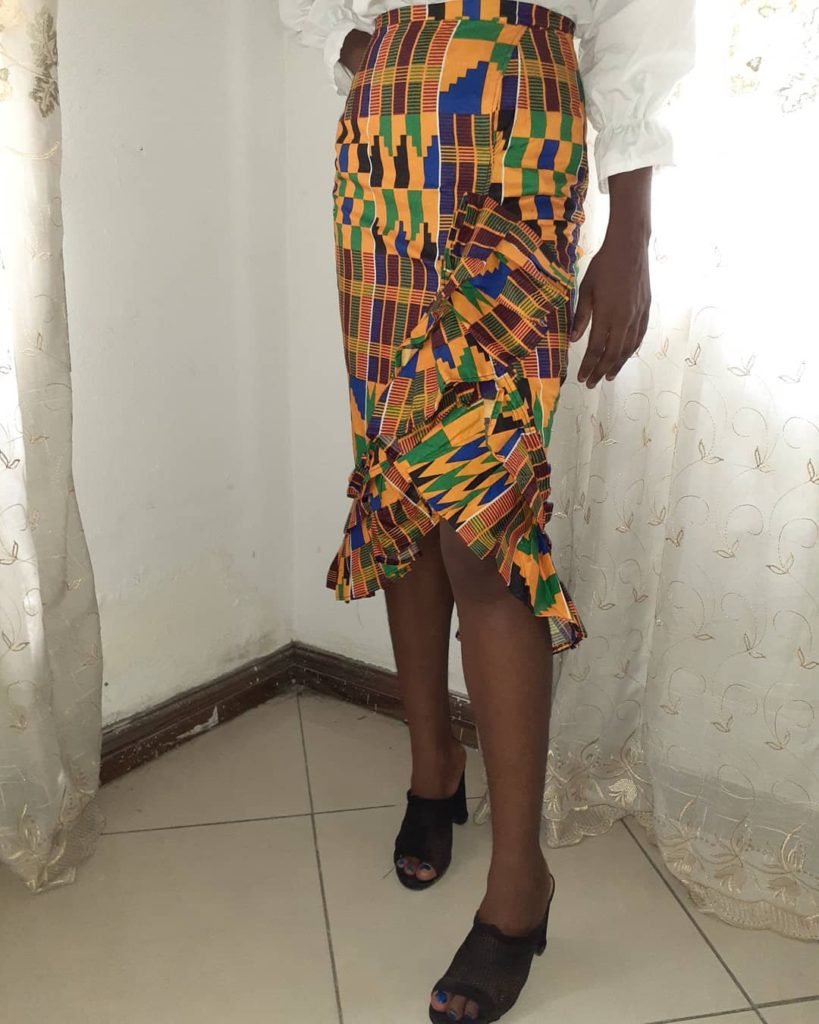 ready to wear kente skirt