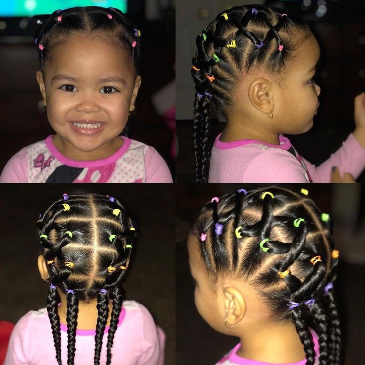 Simple Toddlers braids 2020 Simple Toddlers braids 2020
